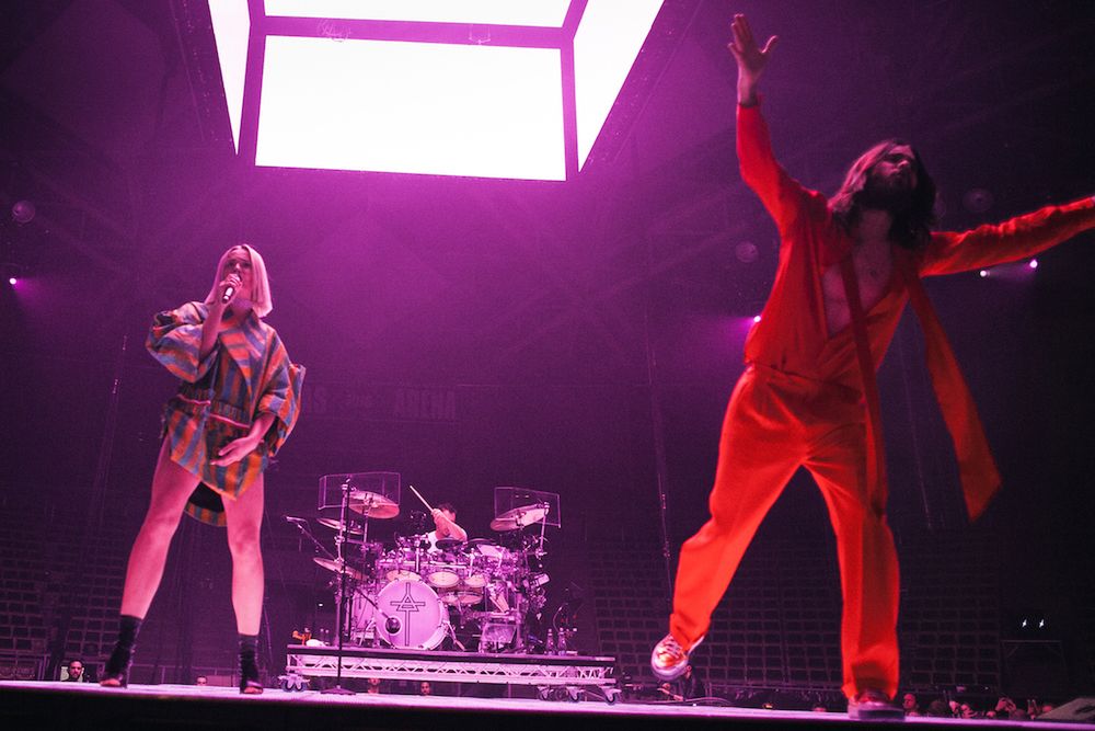 Natalia Nykiel i Jared Leto wystąpili razem w Łodzi podczas koncertu 30 Seconds To Mars