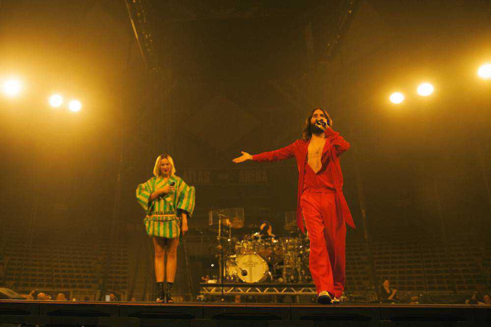 Natalia Nykiel i Jared Leto wystąpili razem w Łodzi podczas koncertu 30 Seconds To Mars
