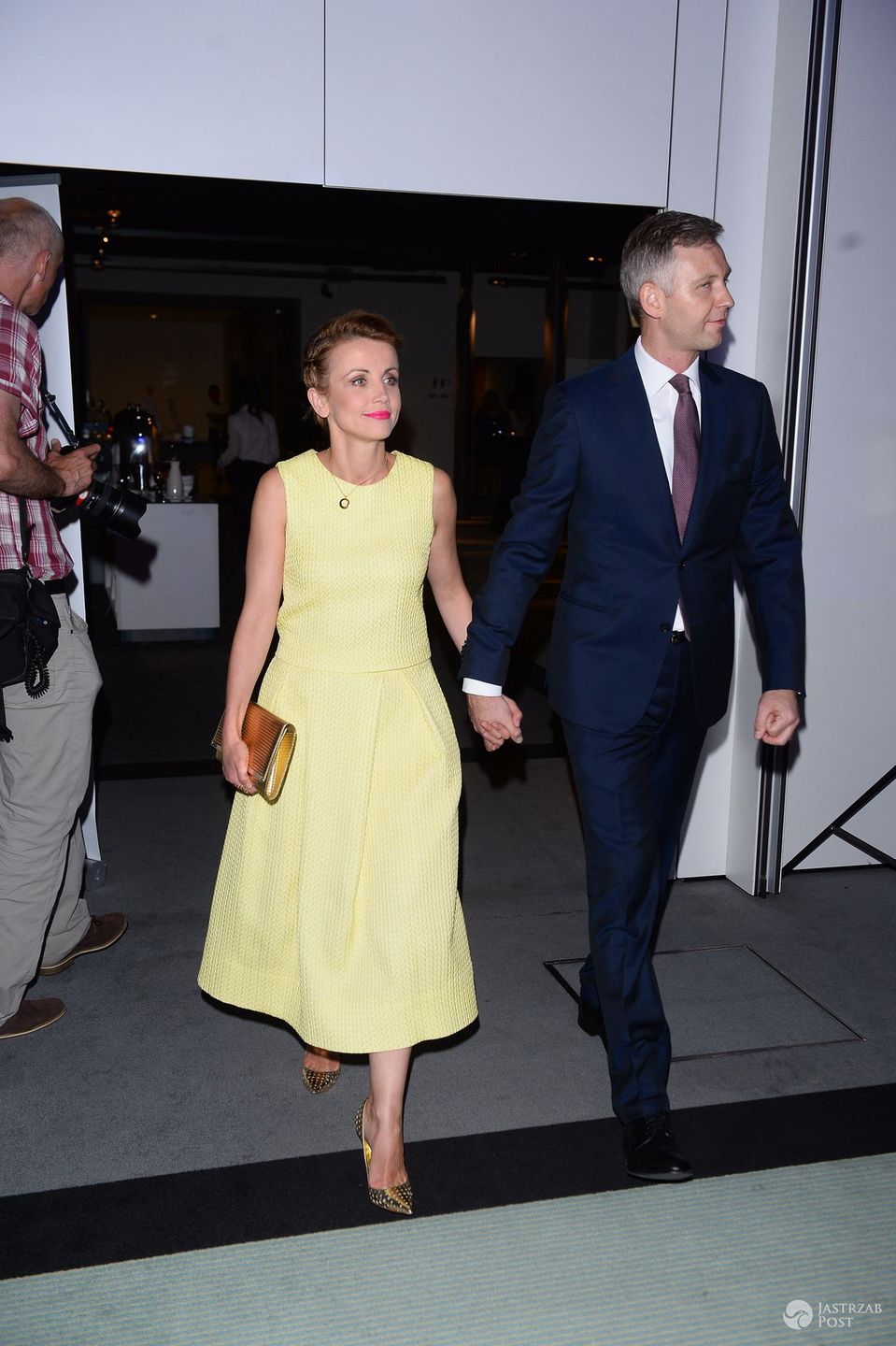 Katarzyna Zielińska z mężem na kolacji "Przyjacile gotują"