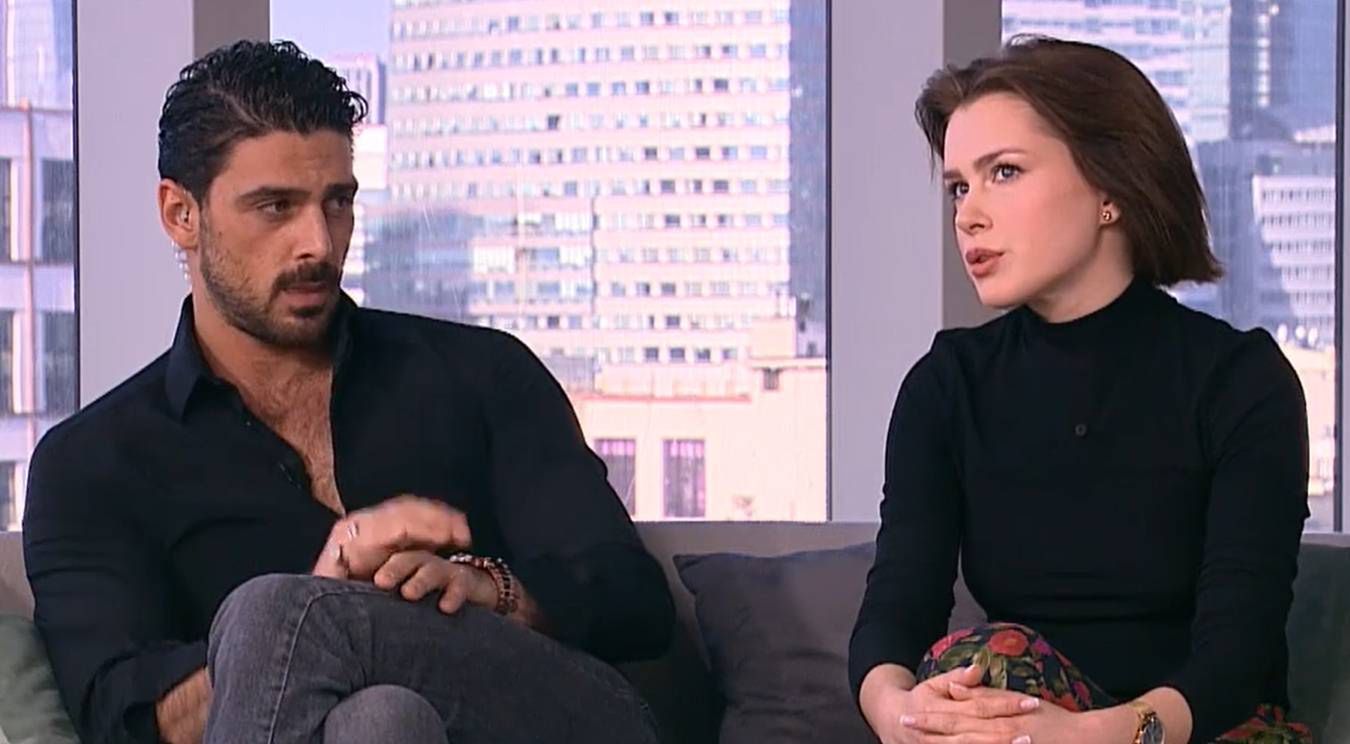 Anna Maria Sieklucka i Michele Morrone w Dzień Dobry TVN