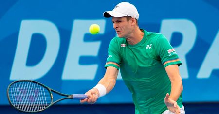 Hubert Hurkacz w czwartej rundzie turnieju ATP w Miami.