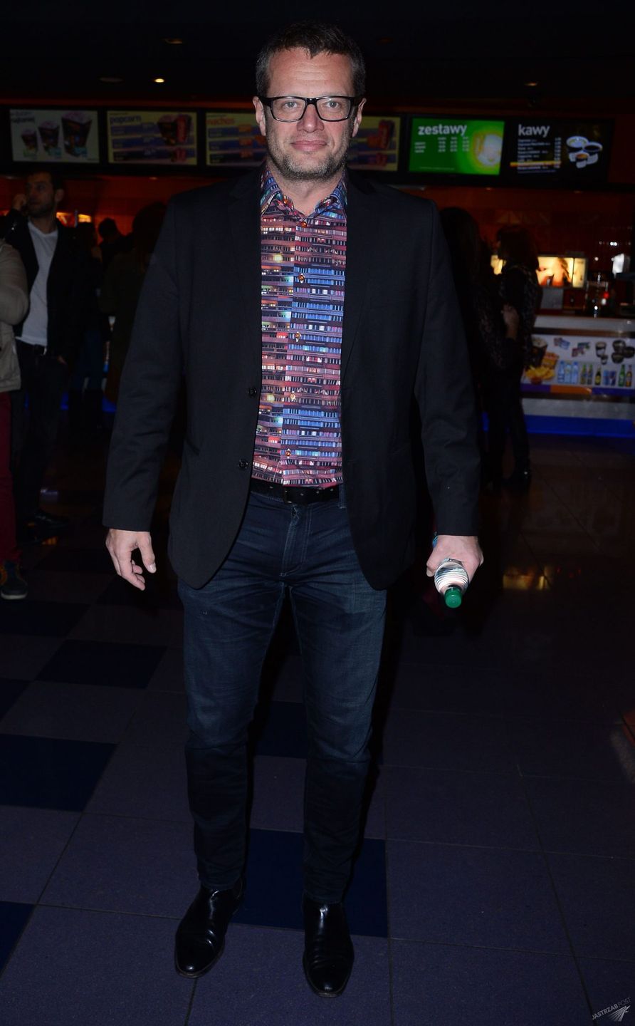 Marcin Meller na premierze filmu Obce niebo
(Fot.ONS)