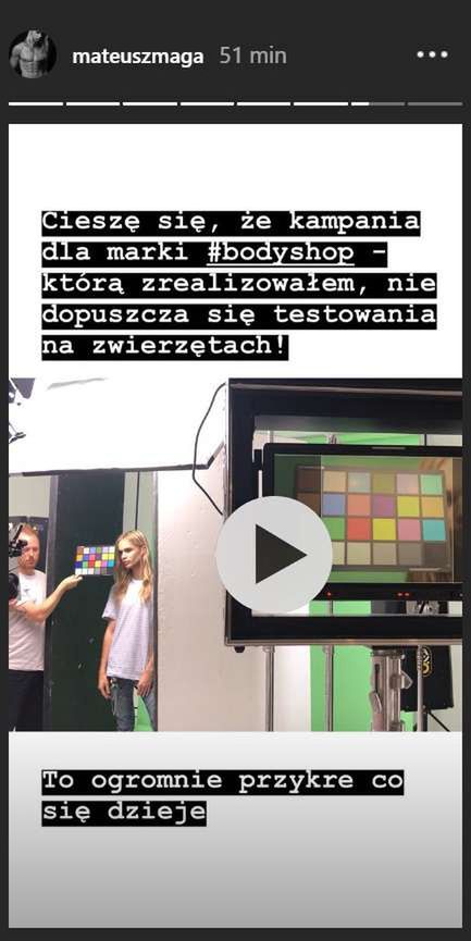 Mateusz Maga o testowaniu kosmetyków na zwierzętach