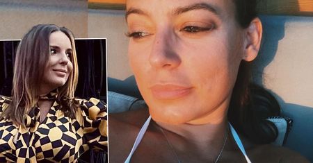 Anna Mucha pręży się nad basenem. Posiadłość w tle zapiera dech. Włodarczyk zachwycona: "Fajny kupiliście sobie domek"