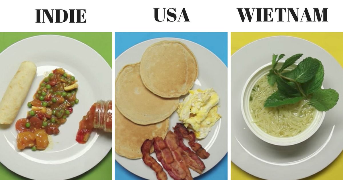 Oto jak wyglądają śniadania w różnych zakątkach świata. Różnice widać gołym okiem