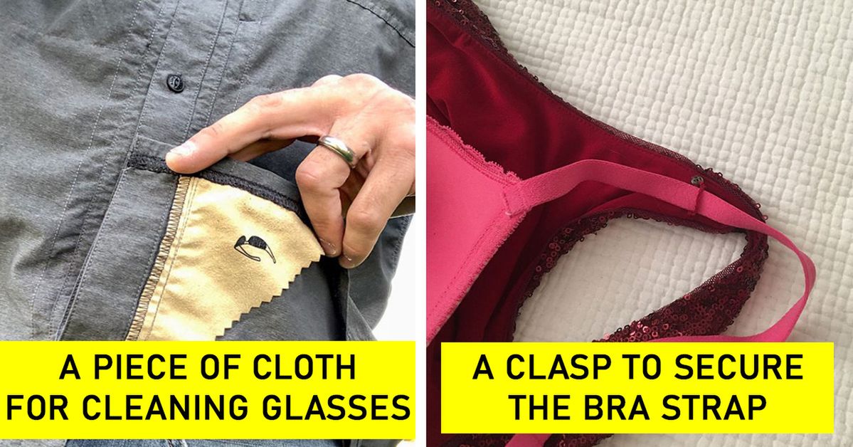 17 People Who Discovered Interesting Small Features in Their Garments