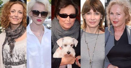 Grażyna Wolszczak cała na szaro, Joanna Majstrak w skórzanych spodniach, a Anna Korcz z synem i partnerem!