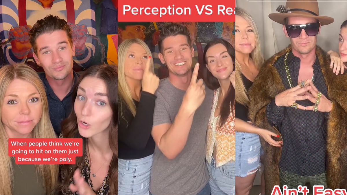 Tiktokerzy wskazują na minusy poliamorii