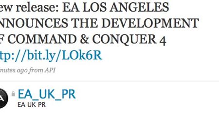 Electronic Arts już prawie zapowiedziało Command and Conquer 4