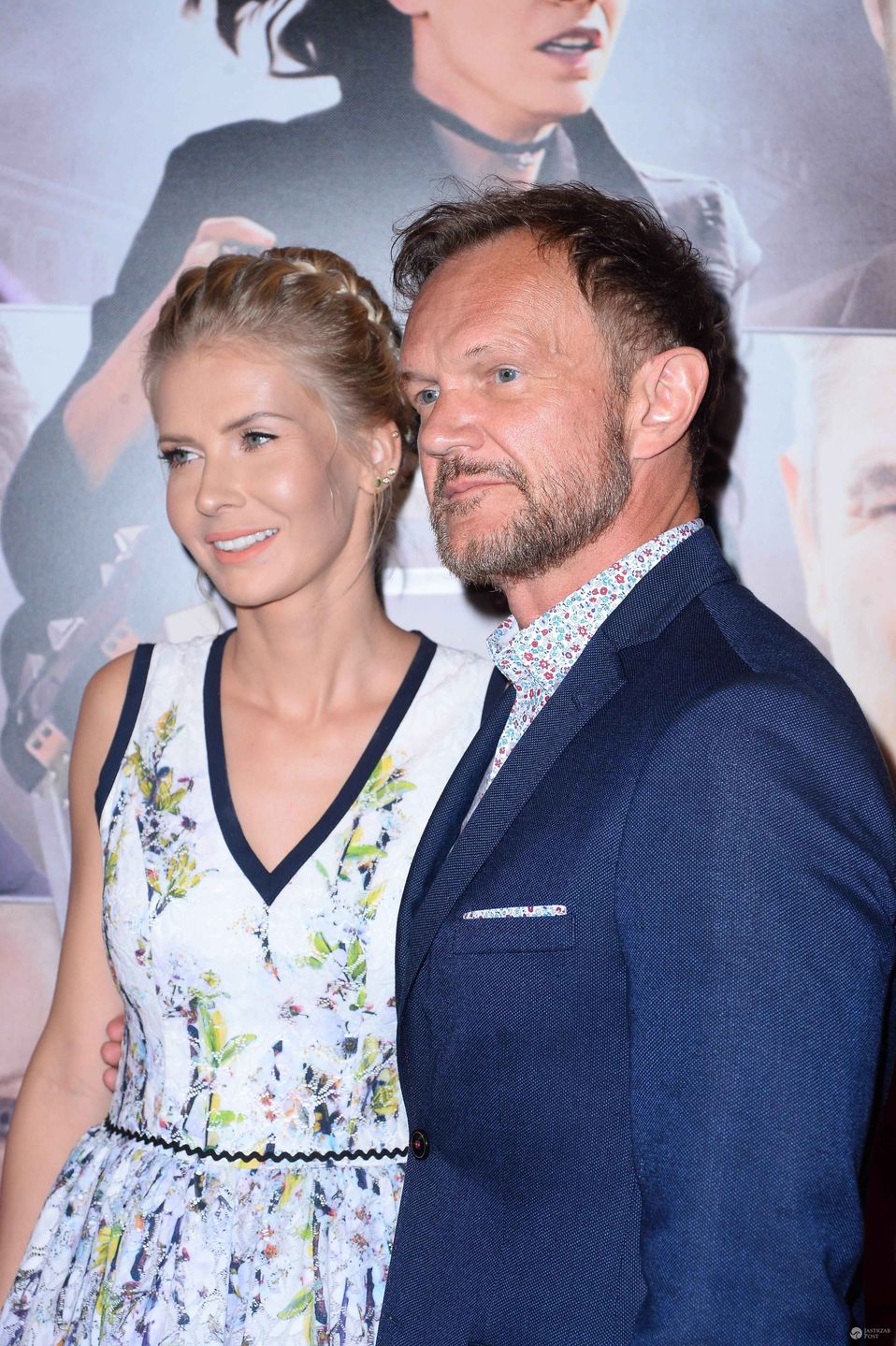 Cezary i Edyta Pazura na premierze filmu VOLTA