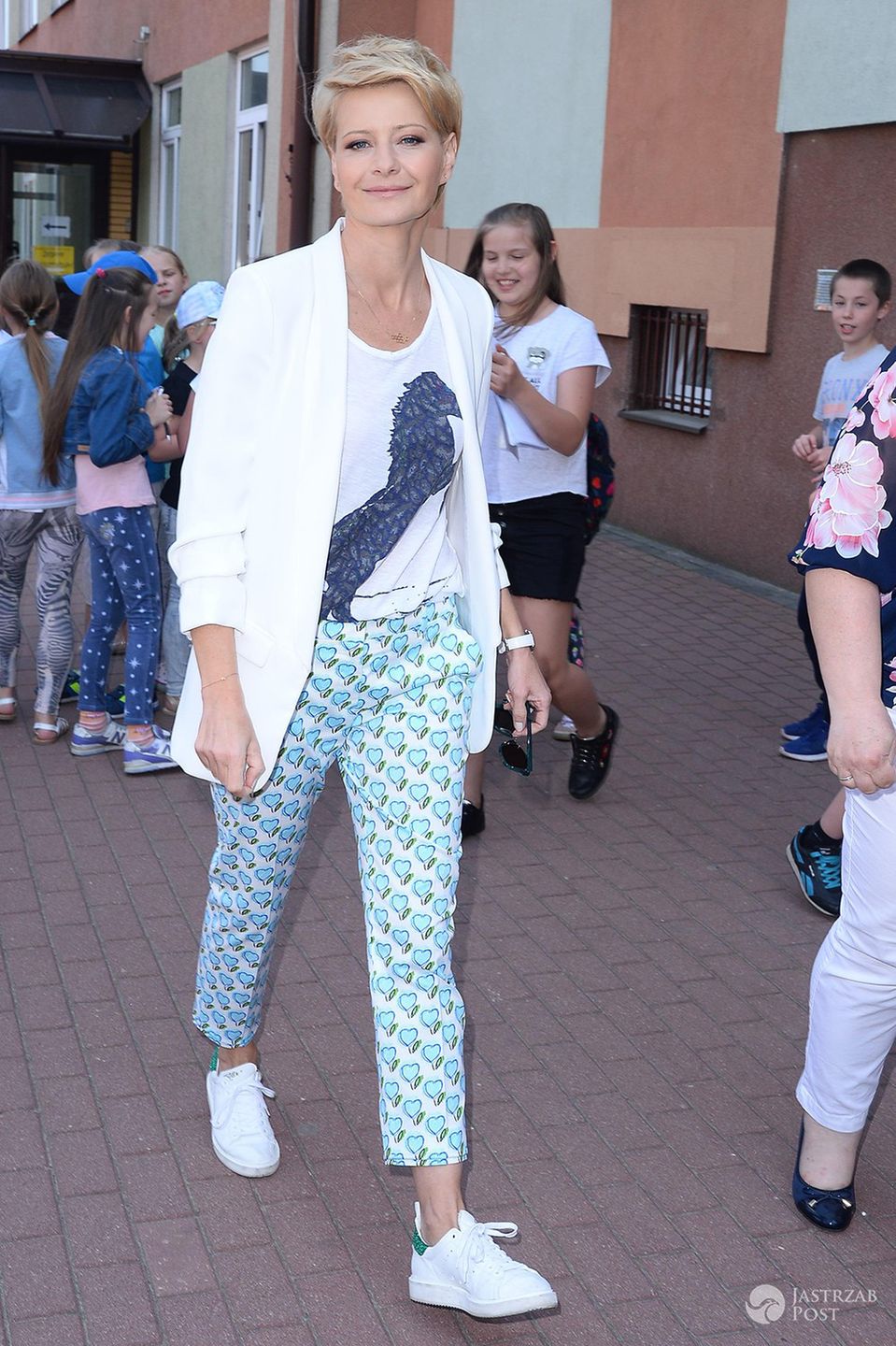Małgorzata Kożuchowska w sportowej stylizacji