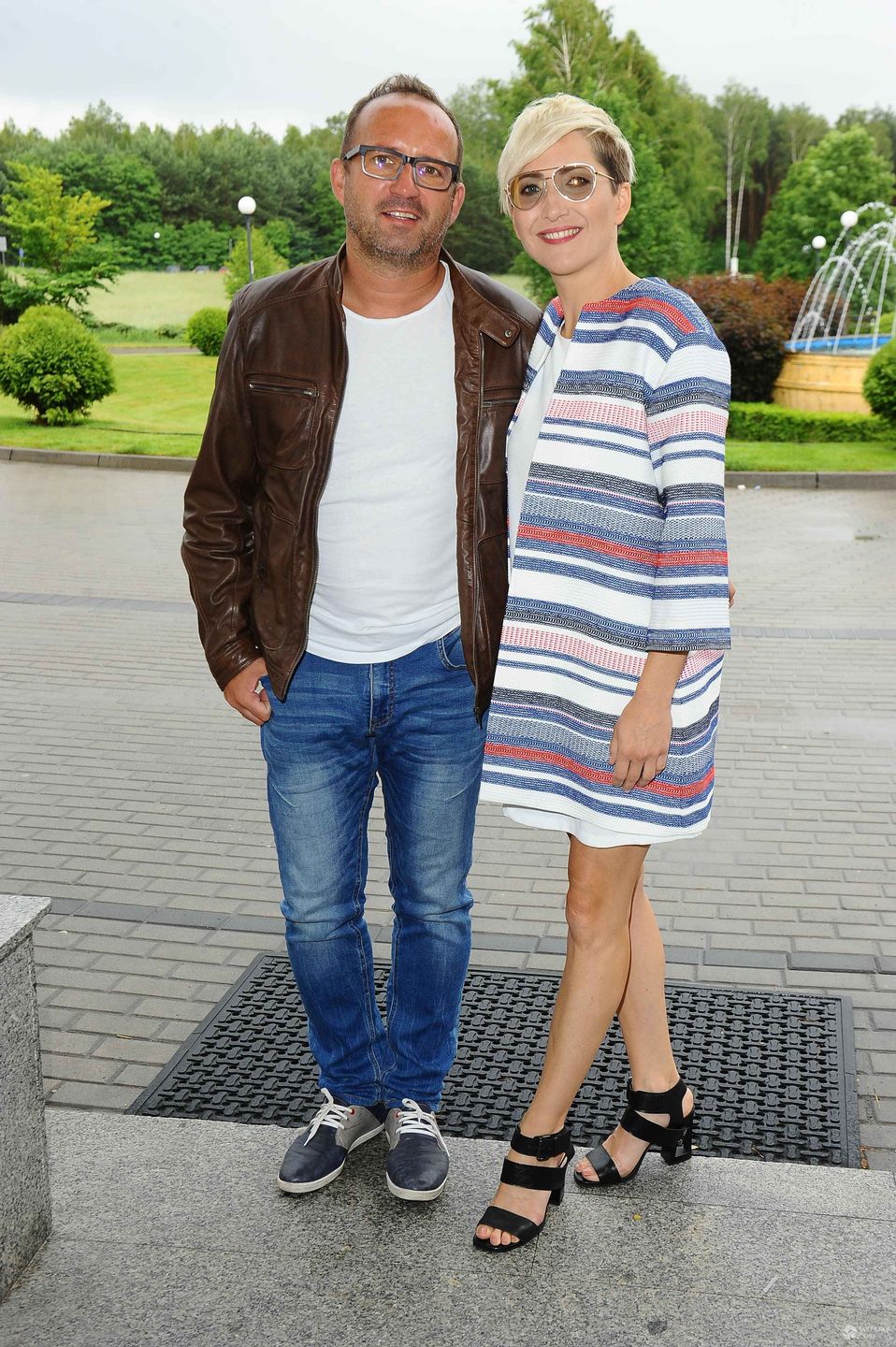 Magda Steczkowska i Piotr Królik w hotelu Ossa, 2017