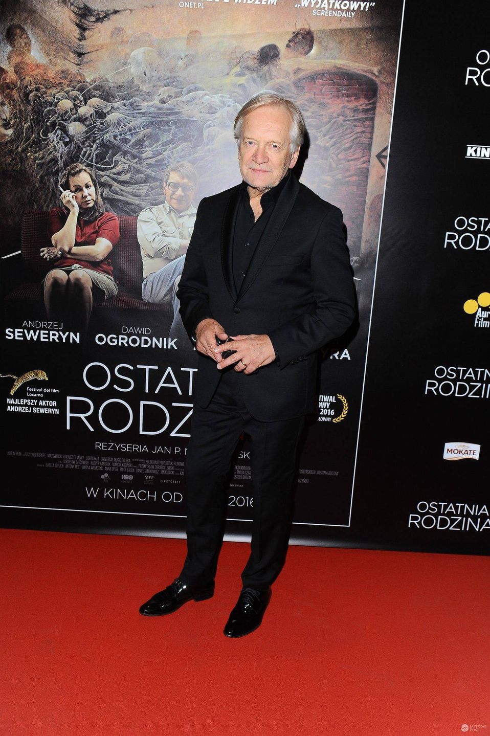 Andrzej Seweryn na premierze filmu Ostatnia rodzina