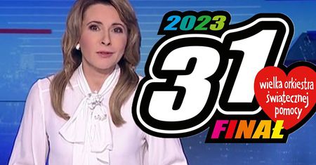 Tak o 31. finale WOŚP powiedzieli w "Wiadomościach" TVP. Marta Kielczyk BŁYSKAWICZNIE uwinęła się z tematem