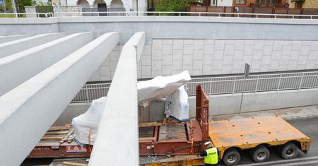 Ciężarówka uszkodziła tunel w Sulejówku; są utrudnienia dla kierowców