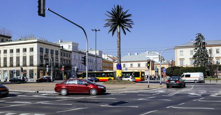 Warszawa: rozpoczął się remont palmy na rondzie de Gaulle’a