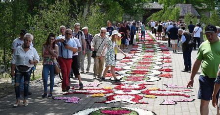 Ludowe obrzędy w święto Bożego Ciała