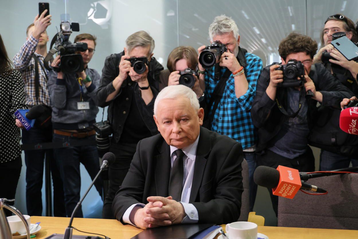 Jarosław Kaczyński zeznaje przed komisją śledczą ds. Pegasusa