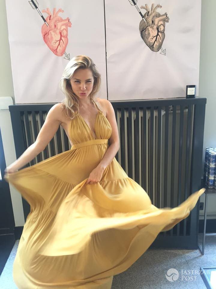 Ciężarna Małgorzata Socha u Łukasza Jemioła