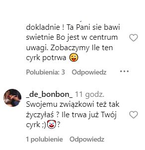 Partnerka Marcina Hakiela kontra krytykantki (fot. Instagram)