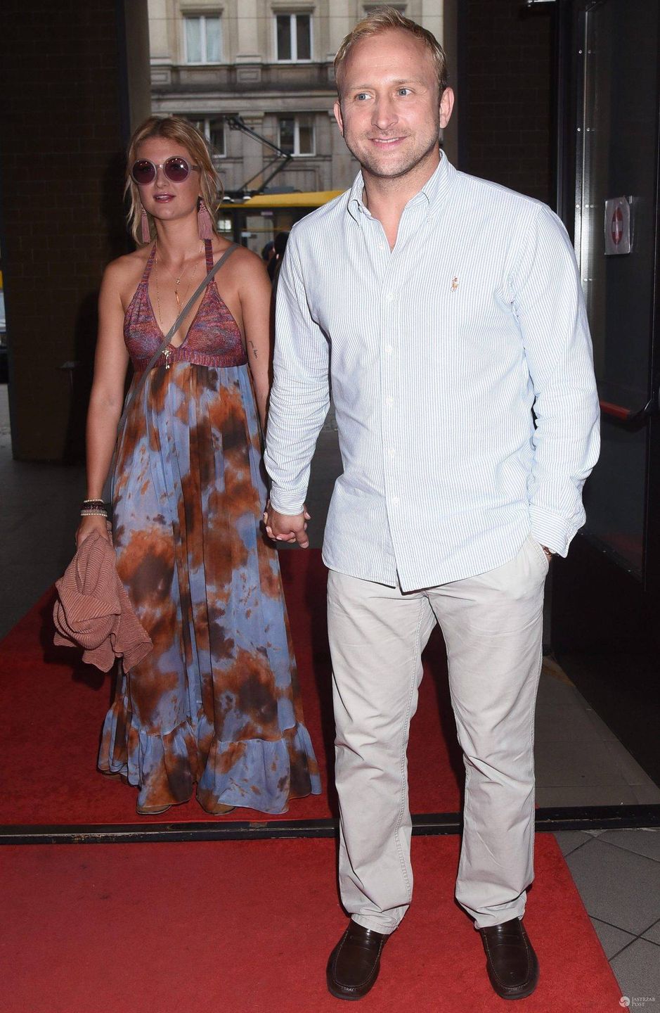 Borys Szyc i Justyna Jeger-Nagłowska, premiera filmu "Zjednoczone stany miłości" (fot. ONS)
