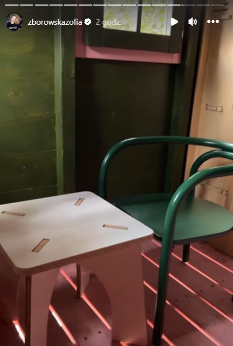 Zofia Zborowska pokazała ogród i domek dla córki