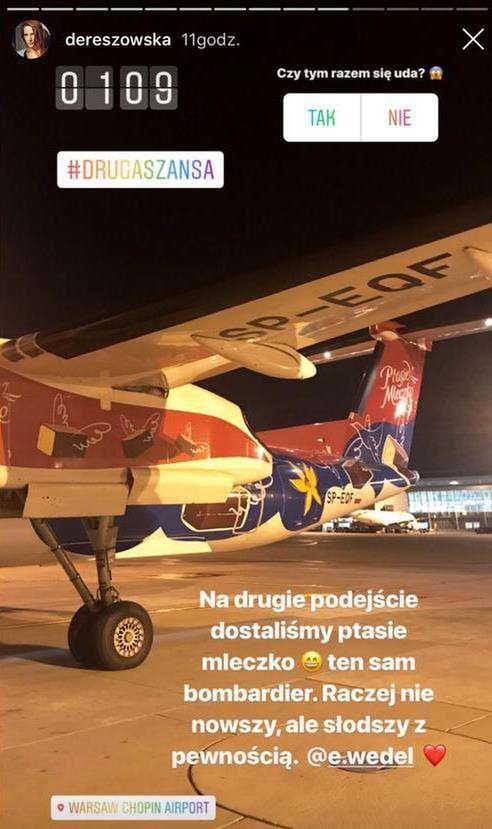 Anna Dereszowska i Rafał Maserak zaliczyli awaryjne lądowanie