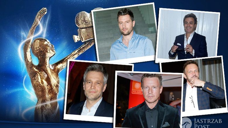 Telekamery 2016 Cezary Pazura, Michał Żebrowski, Wojciech Błach, Wojciech Zieliński, Piotr Polk fot. AKPA