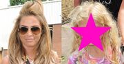 Katie Price w zaawansowanej ciąży i jej 7-letnia córka Princess . Która z nich ma lepszy makijaż? :-)