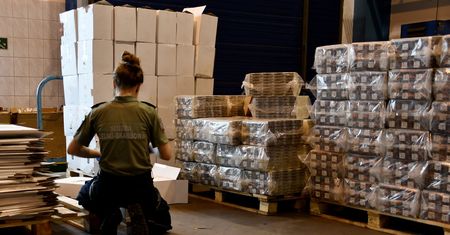 Największy przemyt papierosów na granicy lubelskiej zabezpieczony przez służby celno-skarbowe