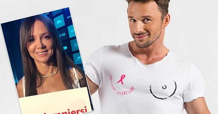 Gwiazdy w akcji wspierającej badania piersi: Joanna Przetakiewicz, Kinga Rusin, Ewa Drzyzga, Qczaj