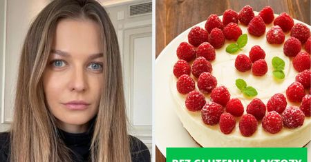 Anna Lewandowska robi sernik bez twarogu i nabiału, zastępuje go w niezwykły sposób