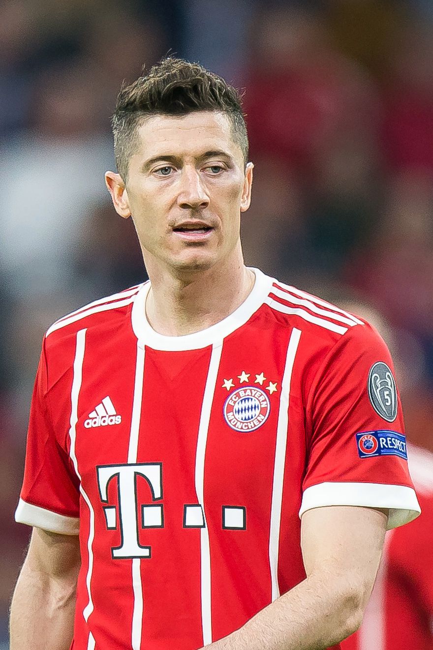 Robert Lewandowski z podbitym okiem na meczu FC Sevilla – Bayern Monachium