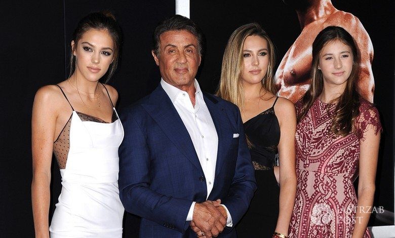 Sistine, Sophia, Scarlet - córki Sylvestra Stallone. Premiera "Creed" w Los Angeles (fot. ONS)