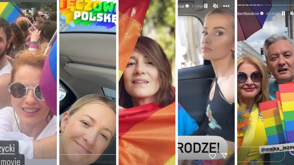 Parada Równości 2023 w Warszawie. Maffashion, Maja Ostaszewska, Majka Jeżowska, Basia Kurdej-Szatan, Robert Biedroń...