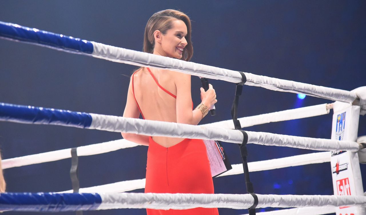 Kasia Sowińska na Boxing Night 12 - stylizacja