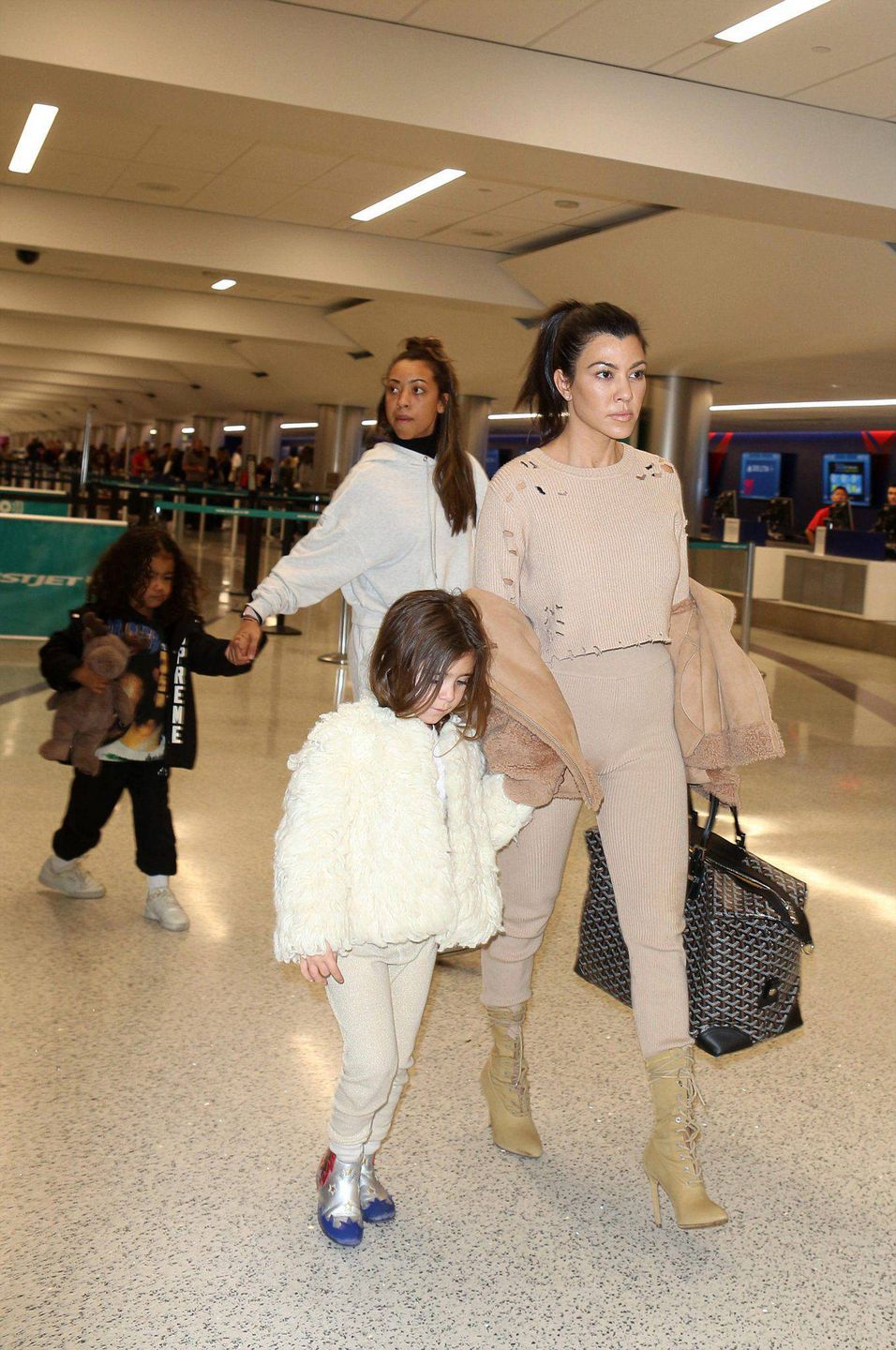 Kourtney Kardashian, Penelope Disick, North West