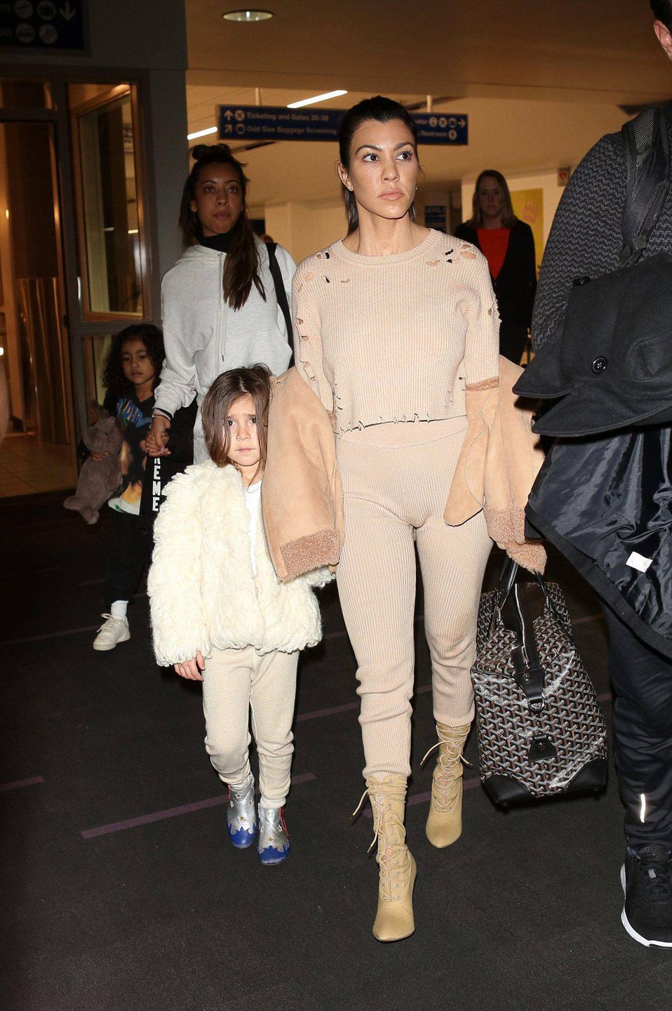 Kourtney Kardashian, Penelope Disick, North West