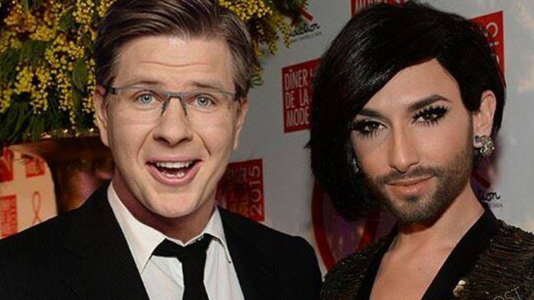 Filip Chajzer i Conchita Wurst