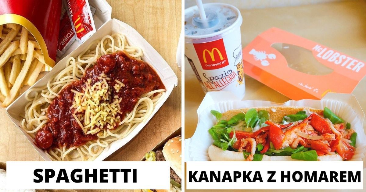 15 nietypowych dań ze specjalnego menu McDonalda, których próżno szukać w Polsce