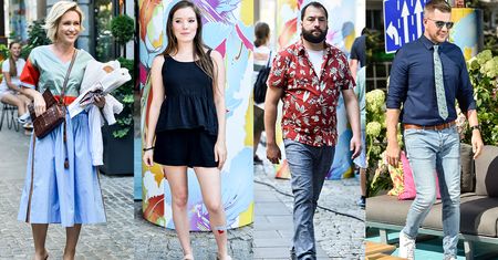 Gwiazdy w plenerowym studiu "Dzień Dobry TVN": Małgorzata Ohme, Sanah, Filip Chajzer