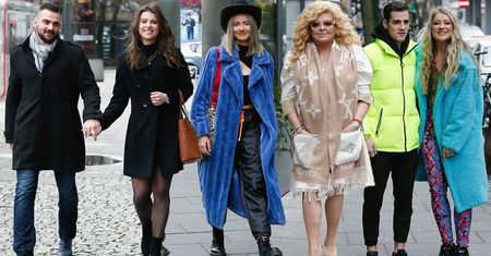 Gwiazdy przed studiem "Dzień Dobry TVN": Magda Gessler, Natalia Nykiel, Madzia Wójcik