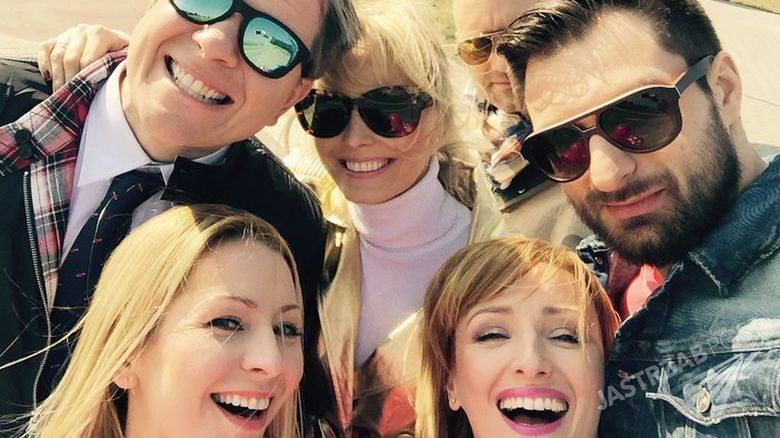 Filip Chajzer, Agnieszka Jastrzębska, Katarzyna Olubińska, Urszula Chincz i Mateusz Hładki