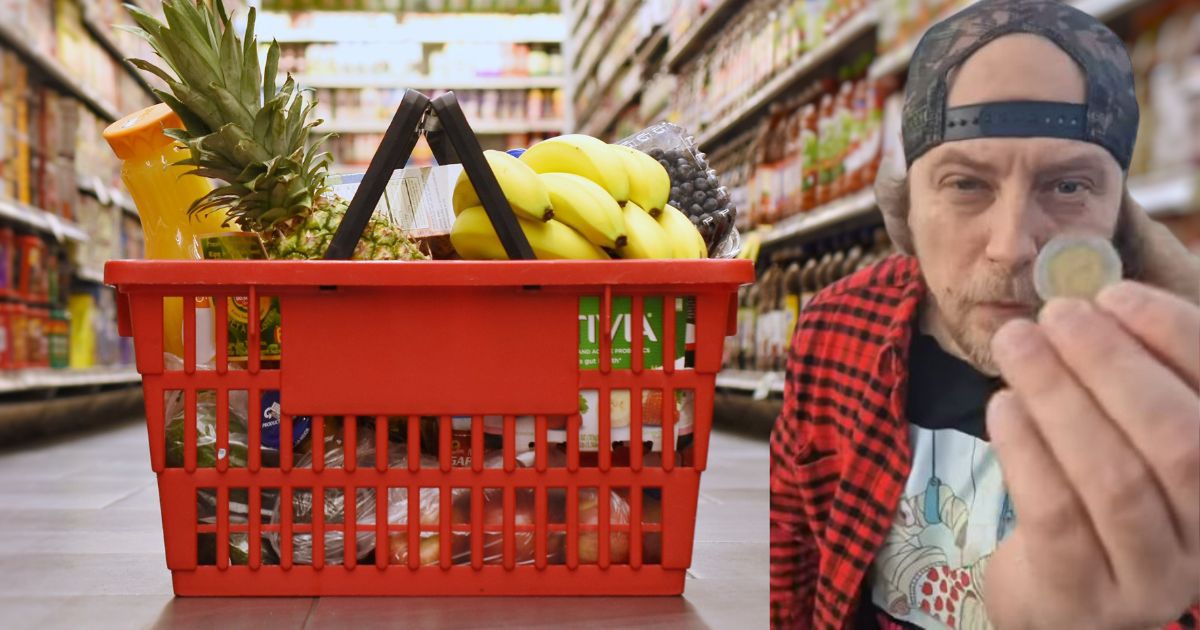 Infuencer próbował przeżyć dzień za 5 złotych kupując tylko w Biedronce. Niewiarygodne, co musiał jeść