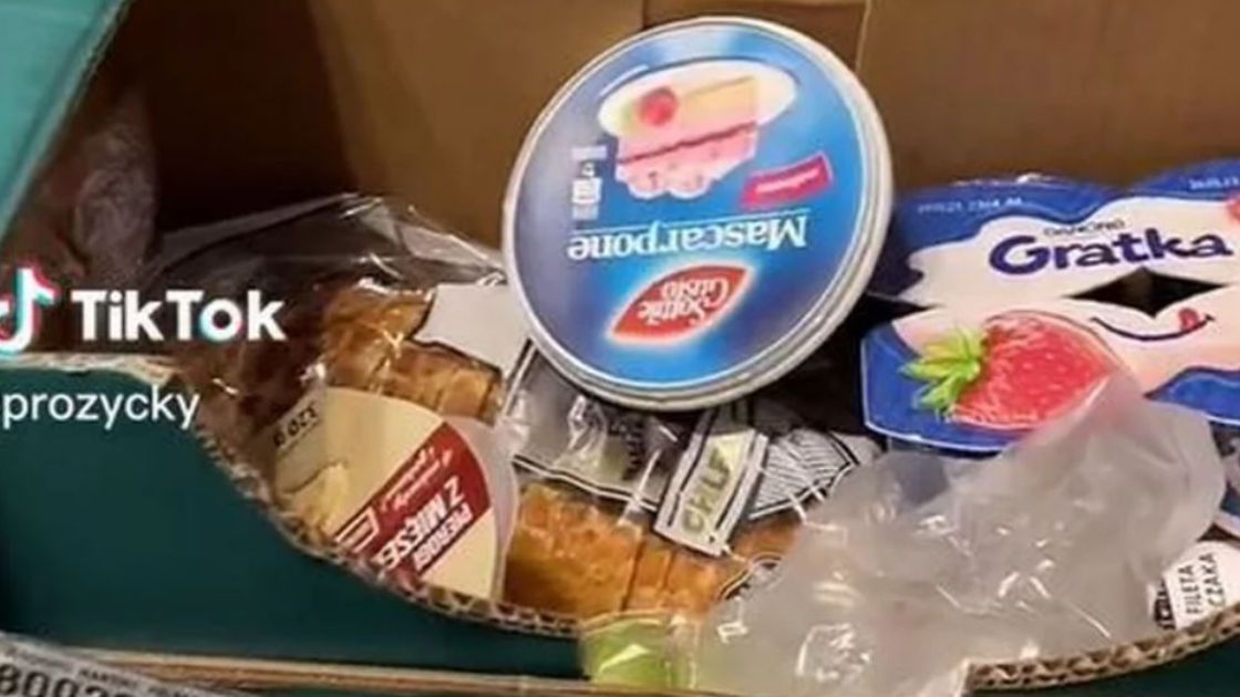 Zakupy za 12 zł- Pyszności/ źródło: Tik Tok
