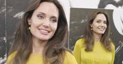 Angelina Jolie w żółtej sukience promuje nowy film. W takiej kreacji jeszcze jej nie widzieliśmy