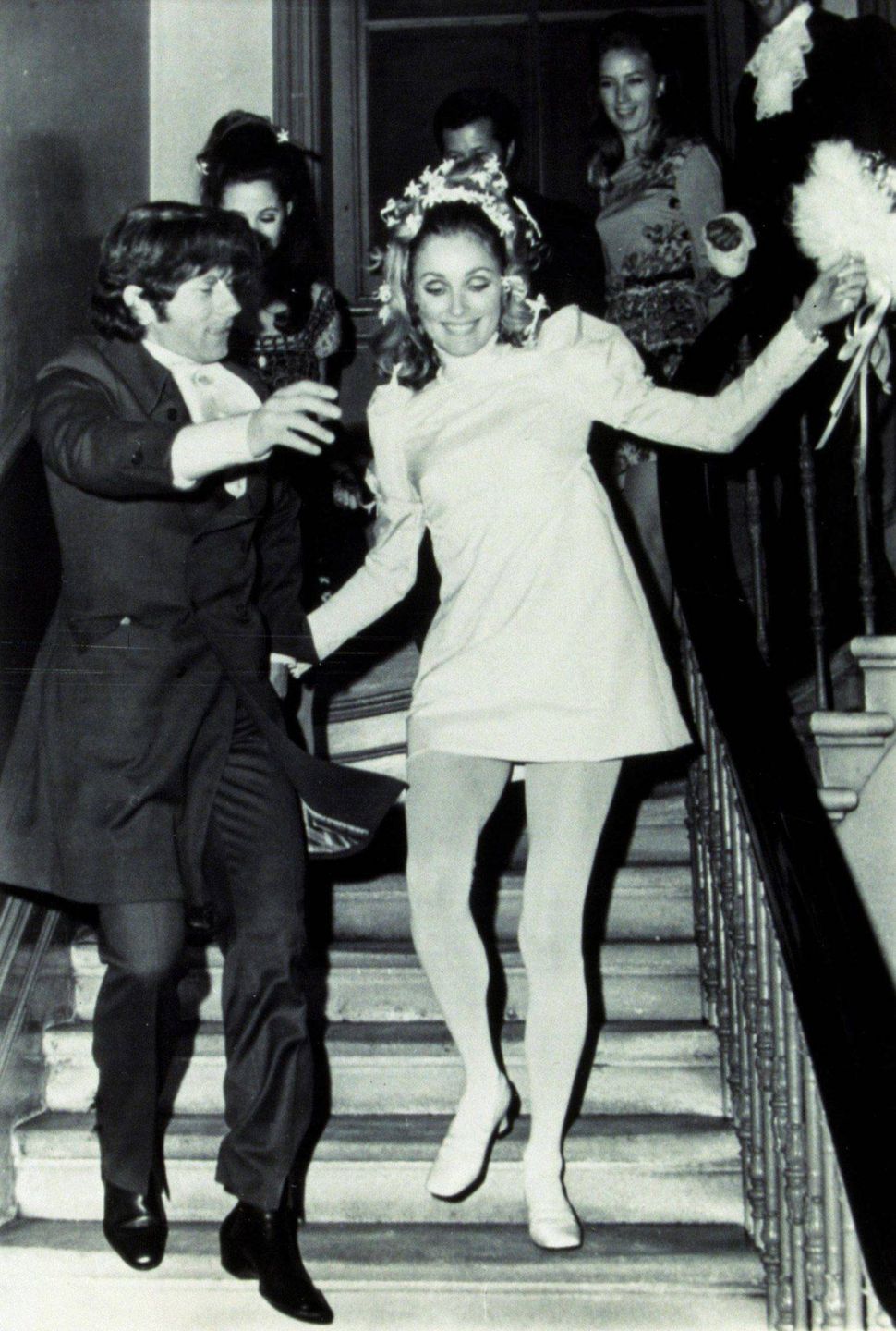 Ślub Sharon Tate i Romana Polańskiego. 1968 rok