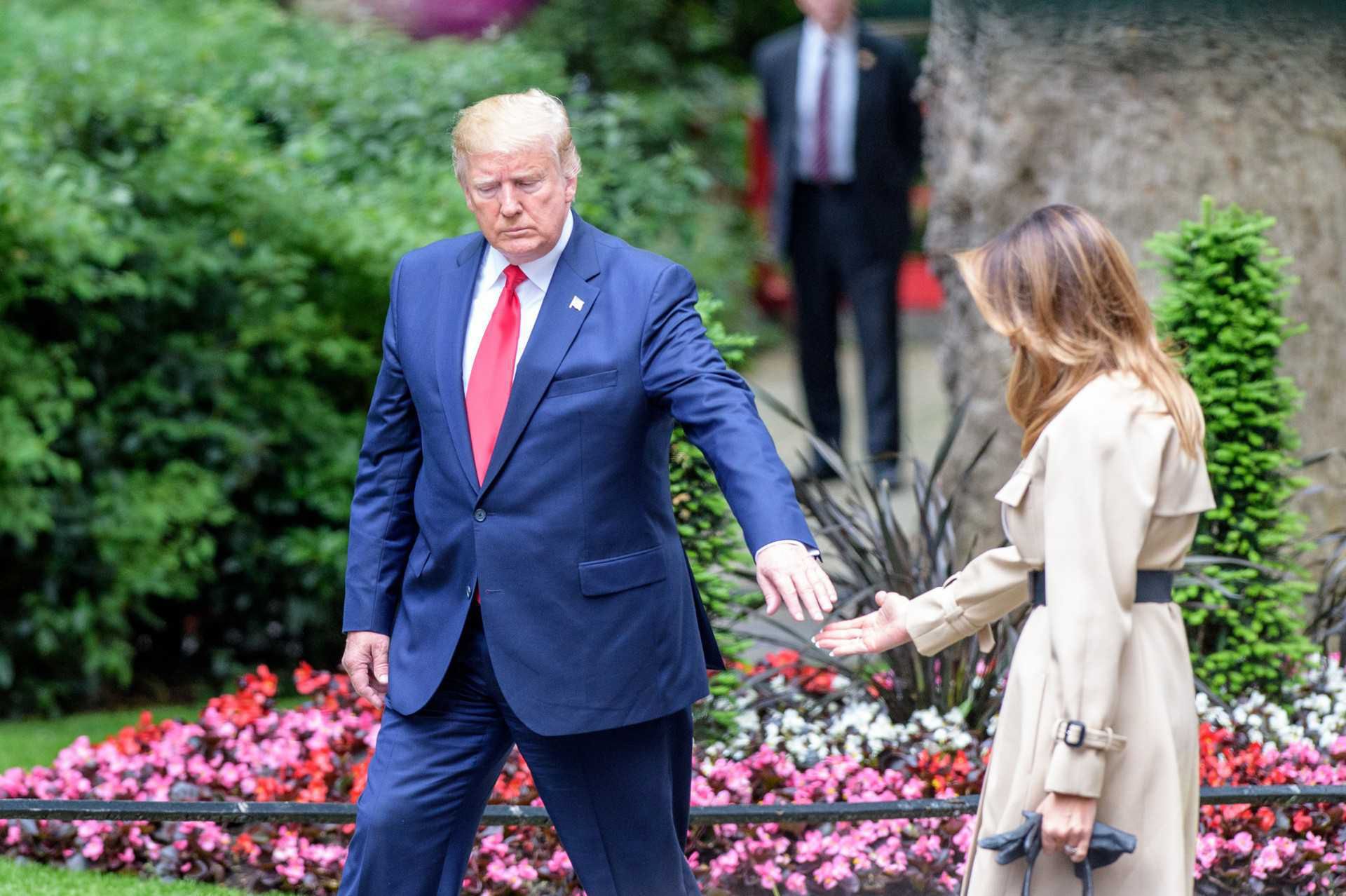 Melania Trump spotkała się z Theresę May