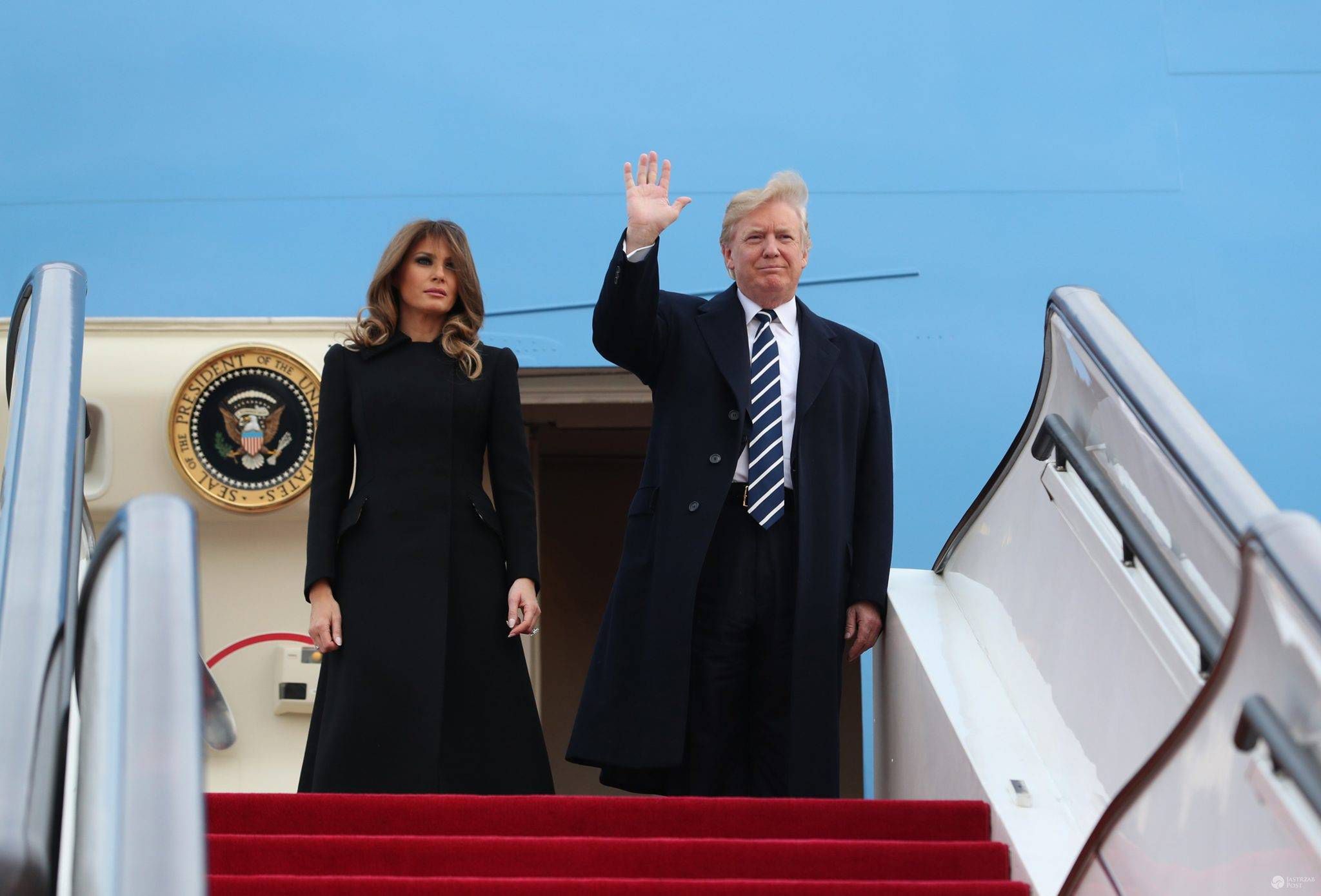 Melania Trump i Donald w Chinach