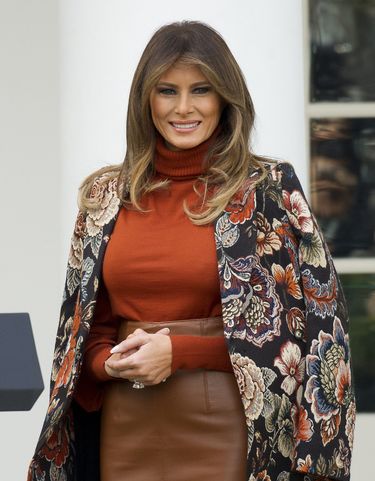 Melania Trump - święto dziękczynienia 2017